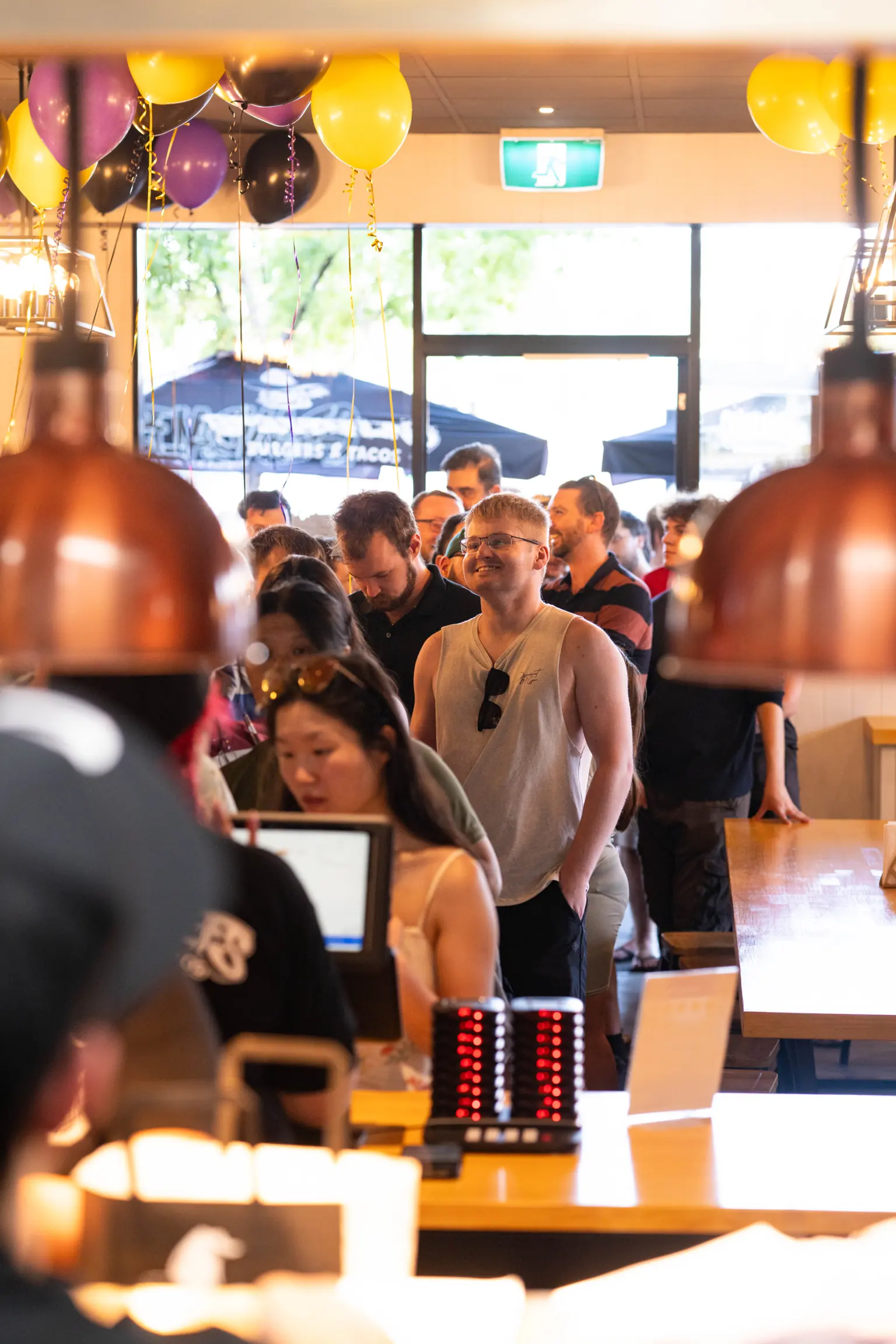 Crowd inside Grandalfs